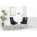 Black Velvet Accent Chair