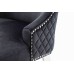 Black Velvet Accent Chair