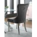 Grey Velvet Accent Chair