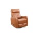 Soft Brown Leather Recliner Chair