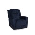 Soft Blue Colour Fabric Recliner Chair 