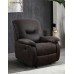 Grey Elephant Skin Fabric Recliner Chair