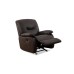Grey Elephant Skin Fabric Recliner Chair