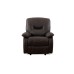 Grey Elephant Skin Fabric Recliner Chair