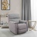 Soft Grey Fabric Lift Chair