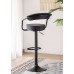Black PU Mechanical 360 Swivel Bar Stool
