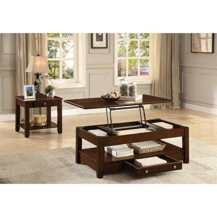 Espresso Coffee Table Set