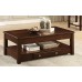 Espresso Coffee Table Set