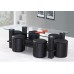 Black Tempered Glass Coffee Table 