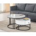 White Marble Top Coffee Table