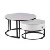  White Marble Top Coffee Table