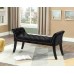 Black Velvet Bench 