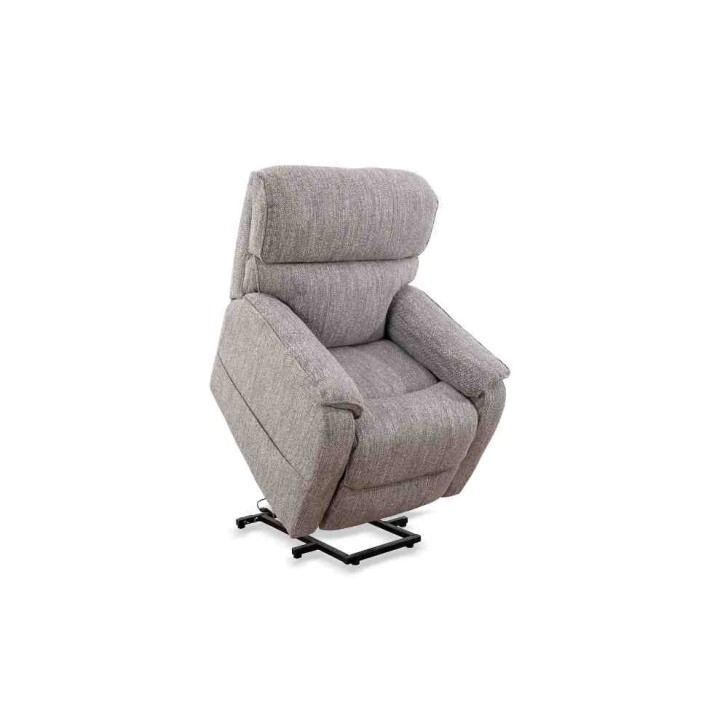 Soft Grey Fabric Lift Chair