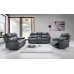 3pc Grey Power Recliner Set