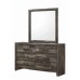 Black Velvet Brown Finish Bedroom Set