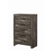 Black Velvet Brown Finish Bedroom Set