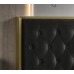 Black Velvet Tropical Wood Bedroom Set 