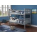 Grey Finish Single Bunk Bed   
