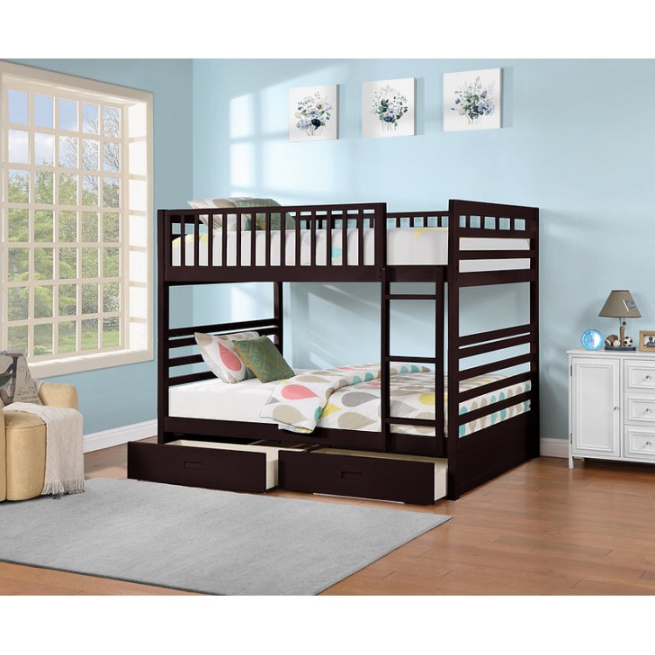 Espresso Finish Double Bunk Bed
