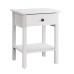 White Finish Night Stand