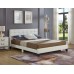 White PU Bed