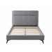 Grey Fabric Bed
