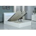 White Finish LED Touch Light Bedroom Set
