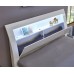 White Finish LED Touch Light Bedroom Set