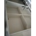 White Finish LED Touch Light Bedroom Set