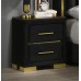 Black Velvet Bedroom Set