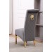 Grey Velvet Dining Chair