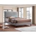 Grey Velvet High-Density Foam Padding Bed