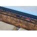 LED Lights Wood Bed