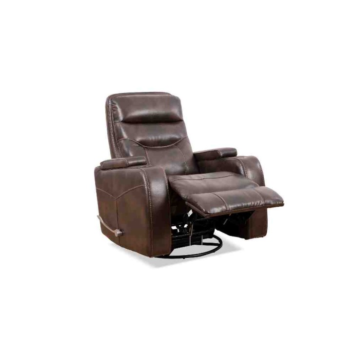 Soft Brown PU Recliner Chair
