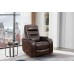 Soft Brown PU Recliner Chair