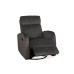 Soft Charcoal Fabric Recliner Chair 
