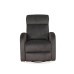 Soft Charcoal Fabric Recliner Chair 