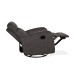 Soft Charcoal Fabric Recliner Chair 