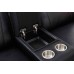 3pc Power Recliner Soft Black Leather Match Sofa Set 