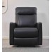 3pc Power Recliner Soft Black Leather Match Sofa Set 