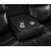 3pc  Black Genuine Leather/Match Power Recliner Set 