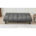 Soft Grey Fabric Split Back and Seat Sofa Bed