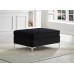 Black Velvet Reversible Sofa Sectional