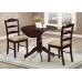 3Pc Espresso  Dinette Set 