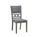 5Pc Dark Grey Dining Table Set