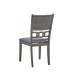 5Pc Dark Grey Dining Table Set