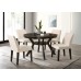 5Pc Espresso Dining Table Set 