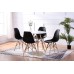 5pc Round Lacquered Dinette Set