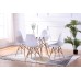 5PC Round Lacquered Dinette Set