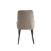 7Pc Beige Wood Top Dining Table Set 